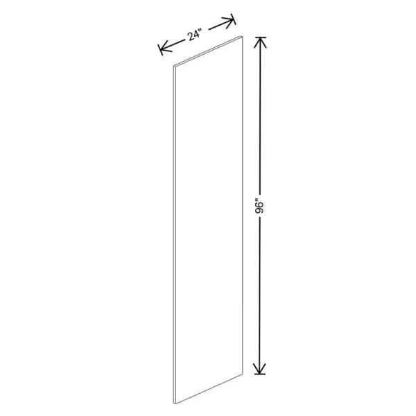 Fabuwood Allure Galaxy Mocha 3/4″ W X 96″ H X 24″ D End Panel