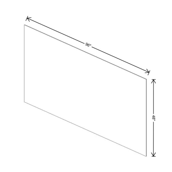 Fabuwood Allure Galaxy Mocha 48″ W X 96″ H X 1/4″ D MDF Back Panel