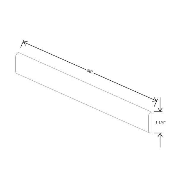 Fabuwood Allure Galaxy Mocha 96″ W X 1 1/4″ H X 1/4″ D Batten Molding