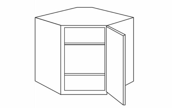 Diagonal Corner Wall Cabinets