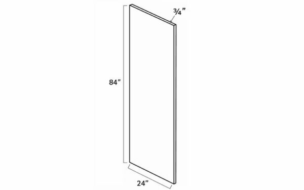 24″ Deep Refrigerator End Panels