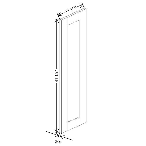 Fabuwood Allure Galaxy Cobblestone 11 1/2″ W X 41 1/2″ H X 3/4″ D Wainscot Panel