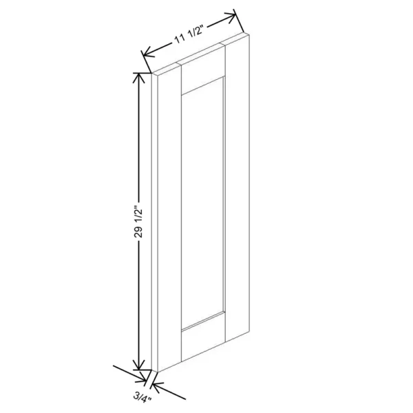 Fabuwood Allure Galaxy Desert Oak 11 1/2″ W X 29 1/2″ H X 3/4″ D Wainscot Panel