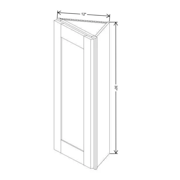 Fabuwood Allure Galaxy Desert Oak 12″ W X 30″ H X 12″ D Wall End Cabinet