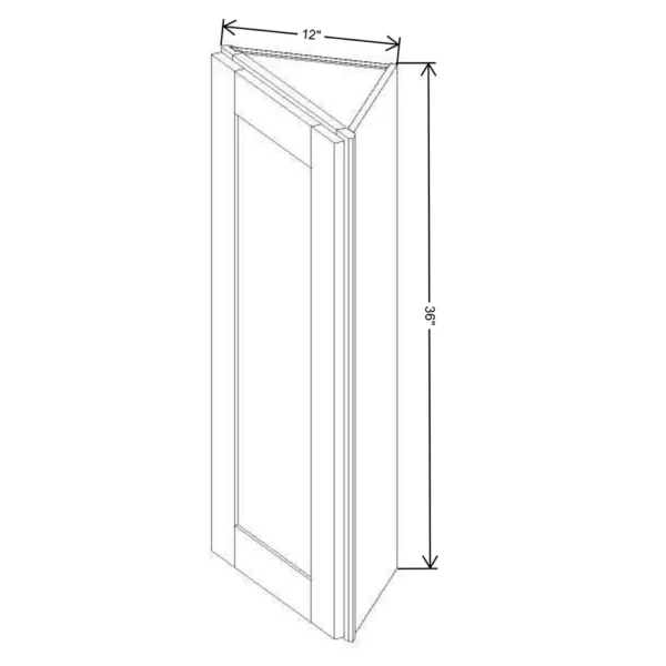 Fabuwood Allure Galaxy Desert Oak 12″ W X 36″ H X 12″ D Wall End Cabinet