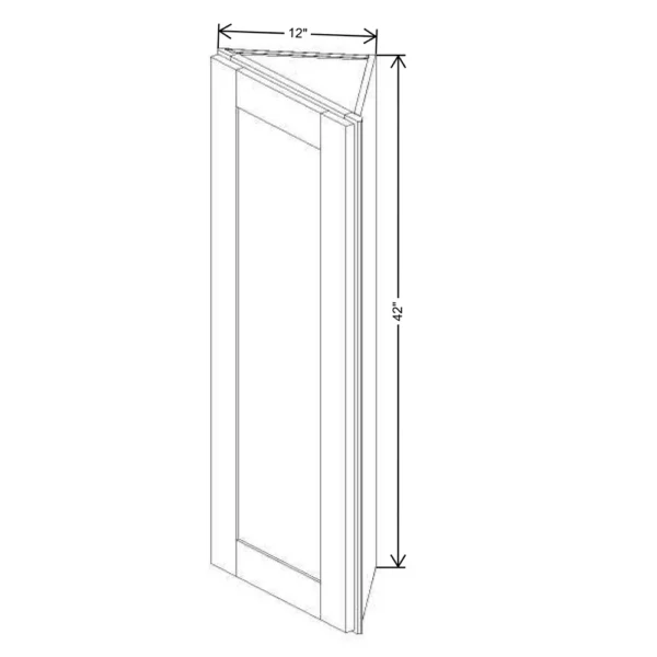 Fabuwood Allure Galaxy Desert Oak 12″ W X 42″ H X 12″ D Wall End Cabinet
