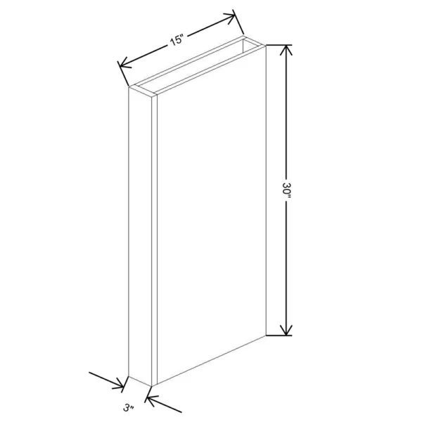 Fabuwood Allure Galaxy Desert Oak 30″H Columns