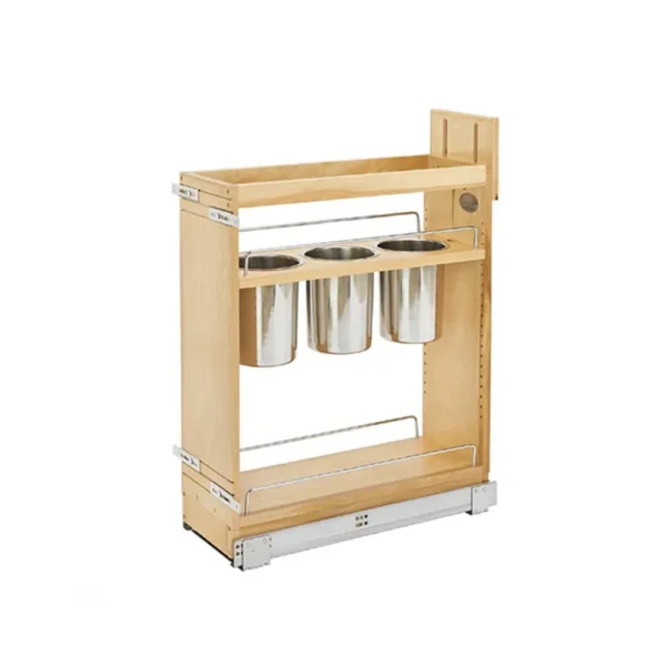 Fabuwood Allure Luna Truffle 12″ W Base Utensil Pull Out w/Blum Slides