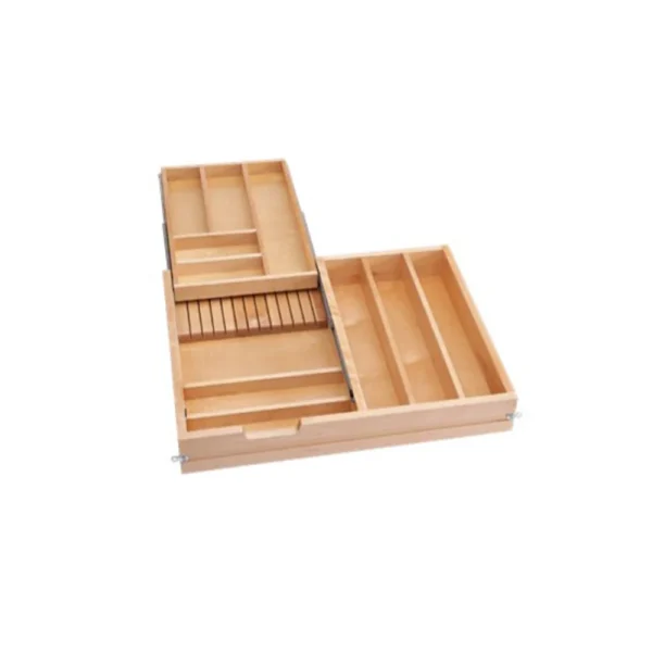 Fabuwood Allure Luna Truffle 30″ W 2 Tier Cutlery Combo Drawer