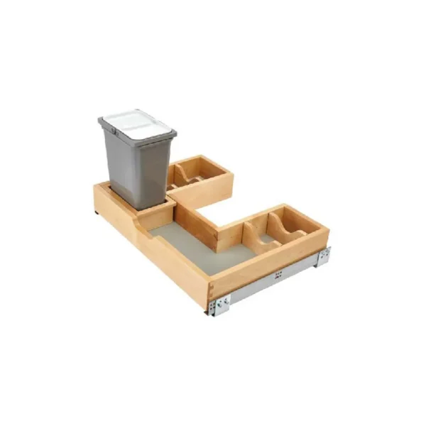 Fabuwood Ovela Tuscany Antracita 30″ Width U-Shaped Vanity Sink Base Pull Out