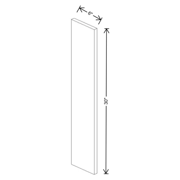 Fabuwood Ovela Tuscany Antracita 6″ W X 30″ H Wall Filler