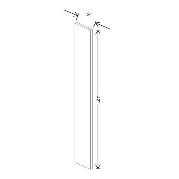 Fabuwood Ovela Tuscany Antracita 6″ W X 42″ H Wall Filler