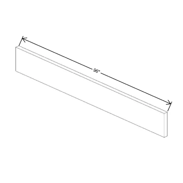 Fabuwood Ovela Tuscany Antracita 96″ W X 4 1/2″ H X 3/4″ D Toe Kick